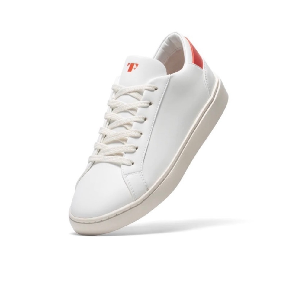 Thousand Fell White/Red Lace Up Sneakers Women’s 7.5